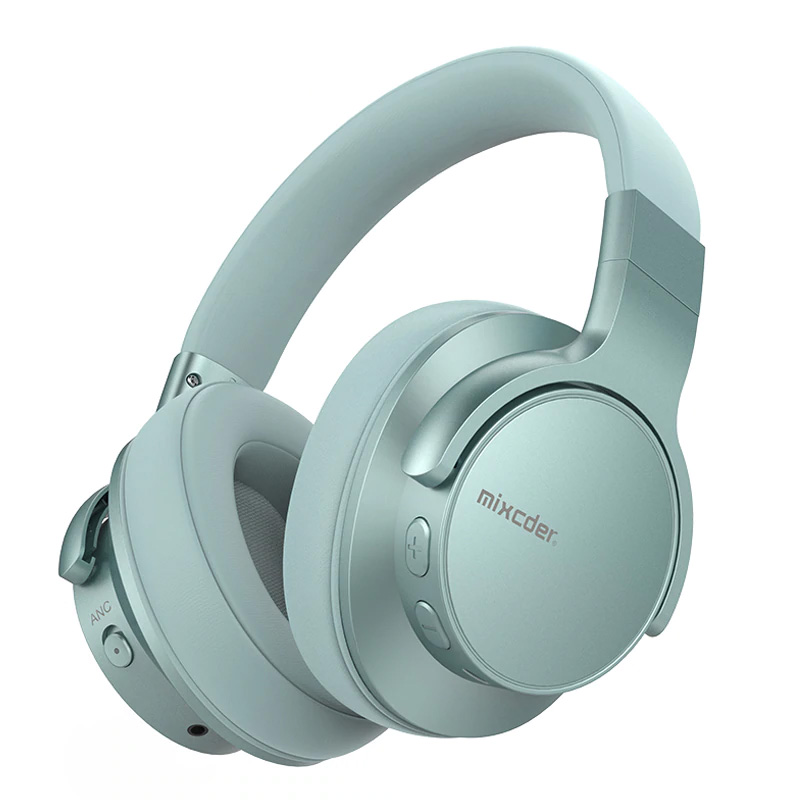 Mixcder E7 Wireless Headphone HiFi Active Noise Cancelling Bluetooth V5.0 Headphone ANC Over Ear Headset for Phone