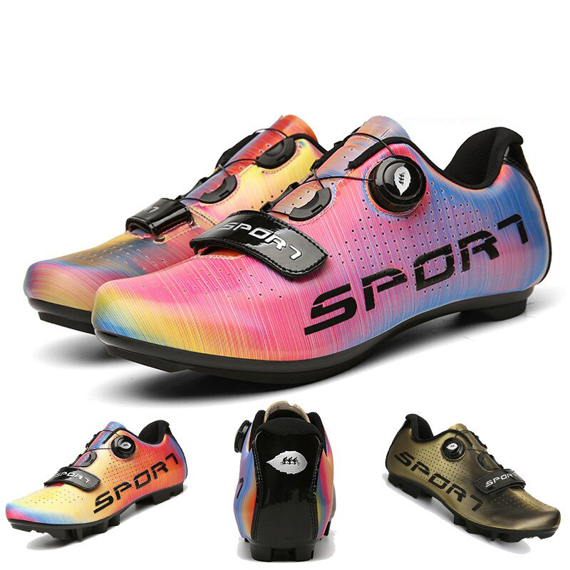 New Arrive Unisex Luminous MTB Sneakers Men Cycling Shoes Self-locking Road MTB Bike Sneaker Professional Damping Sports Shoes