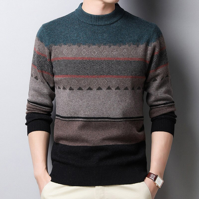 COODRONY High Quality 100% Merino Wool Sweaters Thick Warm Winter Sweater Men Soft Cashmere Pullover Fashion Casual Jumper C3057