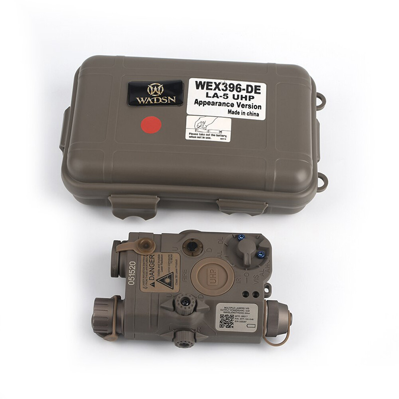 WADSN UHP Version Airsoft LA-5C PEQ 15 Red Dot Laser Sight Flashlight IR Lazer PEQ LA5 Softair Hunting Gun Weapon Light for 20mm