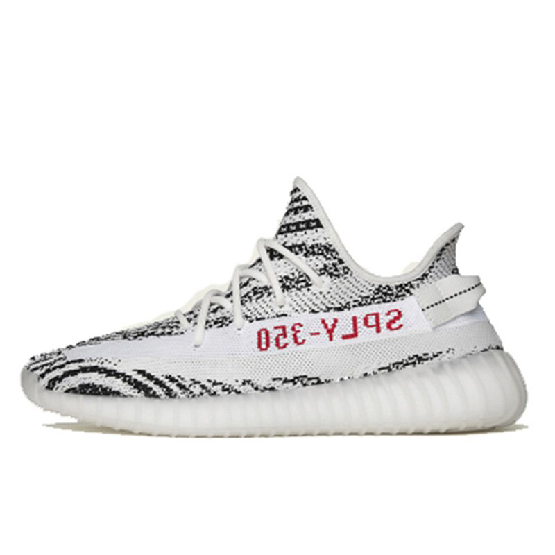 Yeezy 350 Boost v2 Adidas Originals Yeezy Boost 350 V2 zèbre chaussures hommes course Sport chaussures pour unisexe femmes