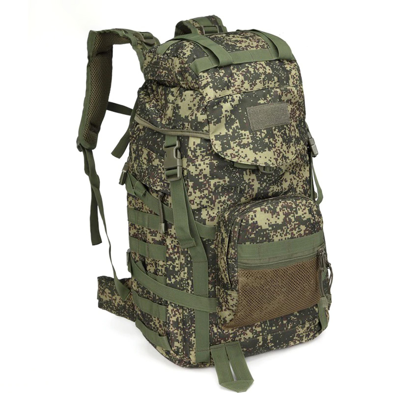 Outdoor 60L Waterproof Backpack Sports Camouflage Knapsack 800D Military Fan Tactical Camping Hiking Travel Rucksack