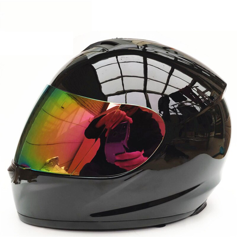 Silver lens Motorcycle Helmet Moto Racing Helmet Cross Helmet Capacetes Full Face Motorcycle Adult Motocross Off Road Helmet S