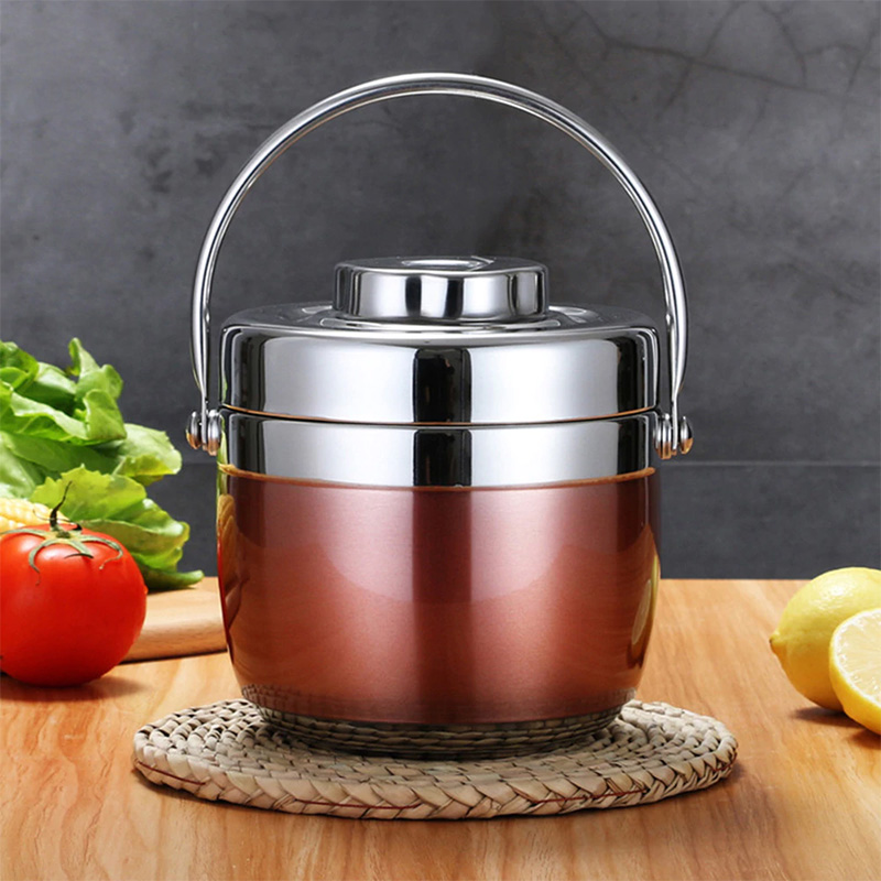 2020 New 1.5/1.2L Stainless Steel Food Thermos 12-24 Hours Vacuum Lunch Box Thermo Container Soup Jar Insulated Thermoses