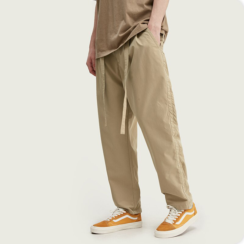 Inflation 여름 streetwear 남자 바지 전체 길이 힙합 망 바지 broadcloth drawstring 느슨한 맞는 캐주얼 남자 바지 3062s20