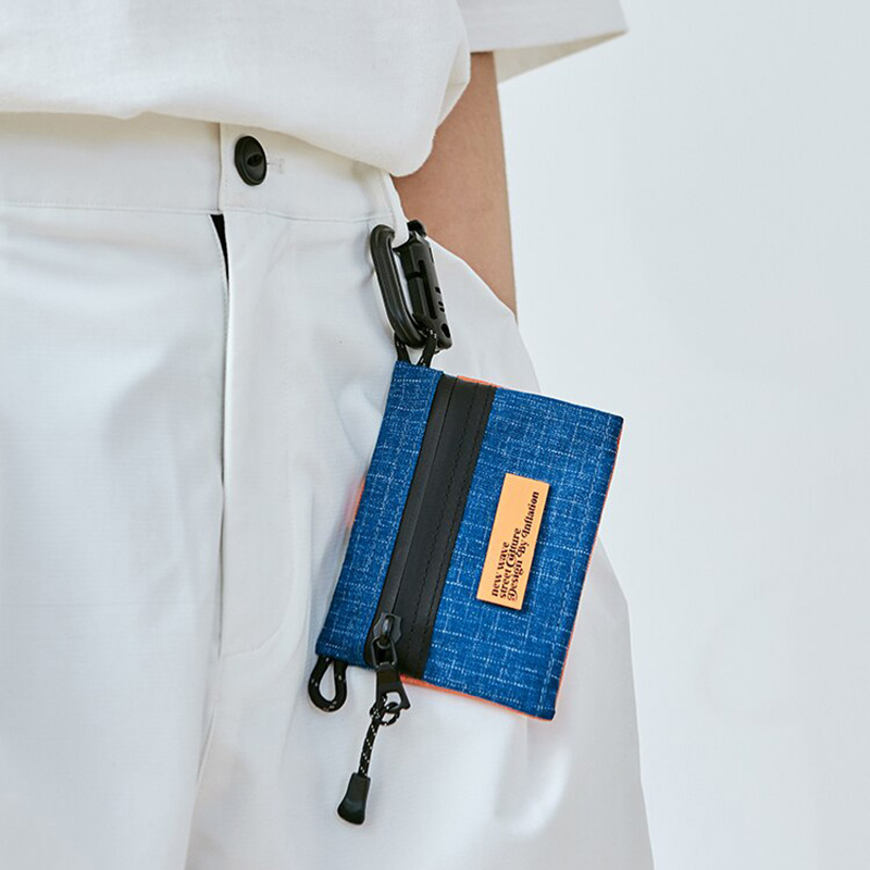 인플레이션 2021 트렌드 카드 가방 남성 Streetwear 하라주쿠 격자 무늬 미니 동전 지갑 여성 머니 파우치 지갑 446AI2020